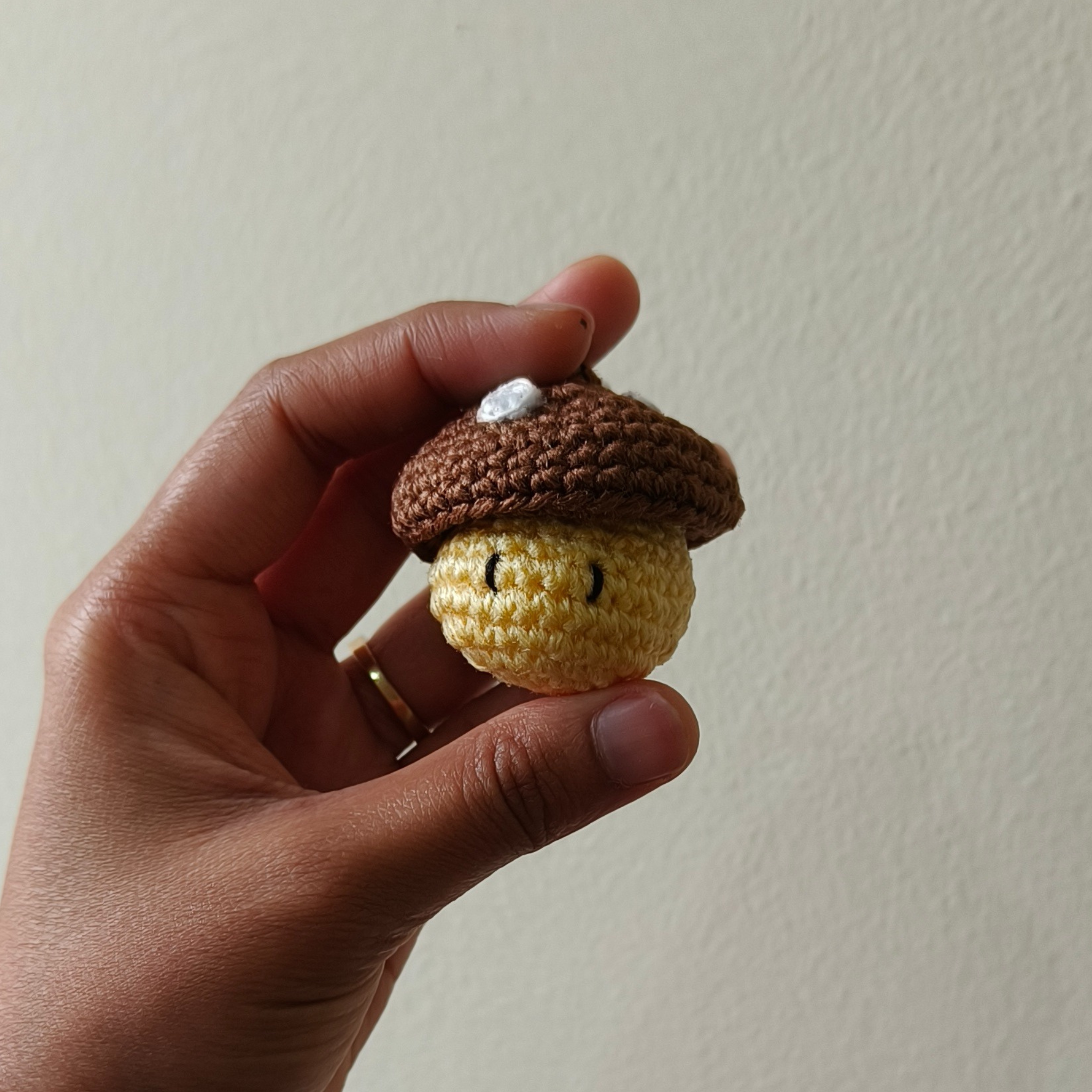 Crochet Mushroom keychain 🍄