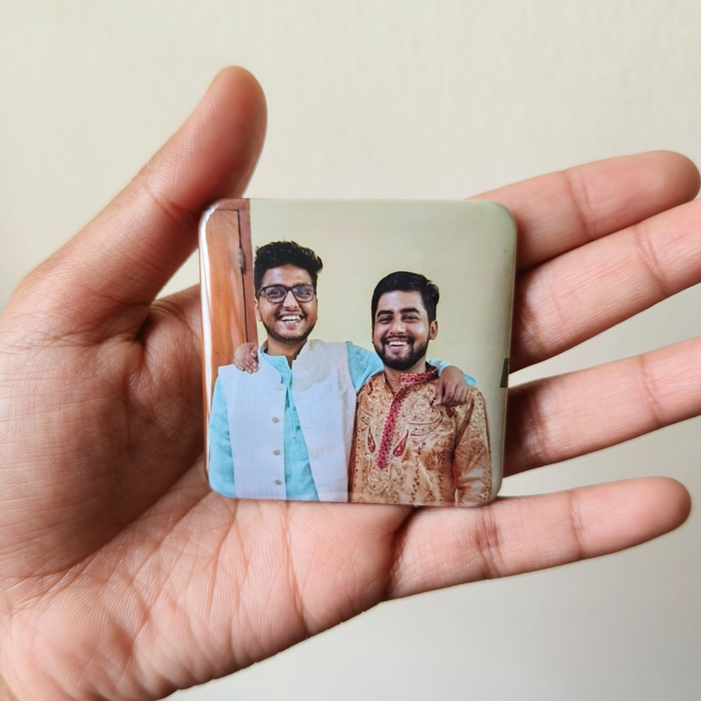 Custom Metal Button Fridge Magnet (2*2 inch)