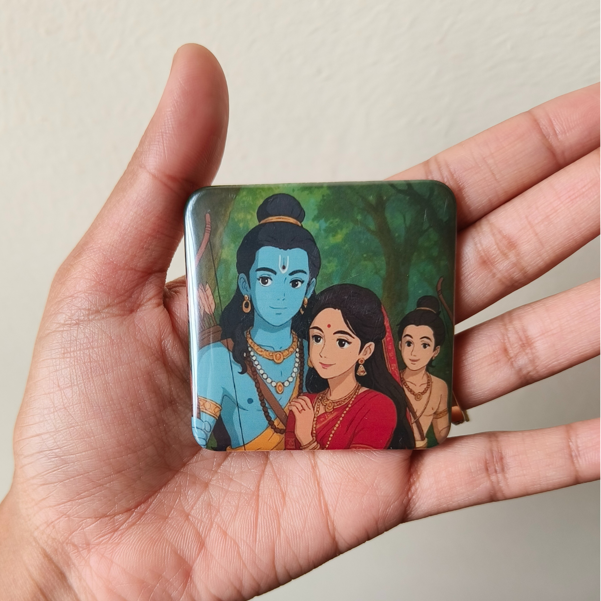 Custom Metal Button Fridge Magnet (2*2 inch)