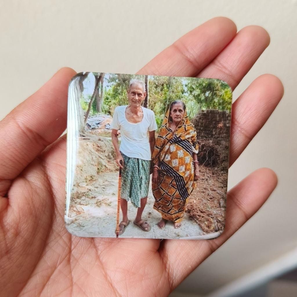 Custom Metal Button Fridge Magnet (2*2 inch)