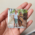 Custom Metal Button Fridge Magnet (2*2 inch)