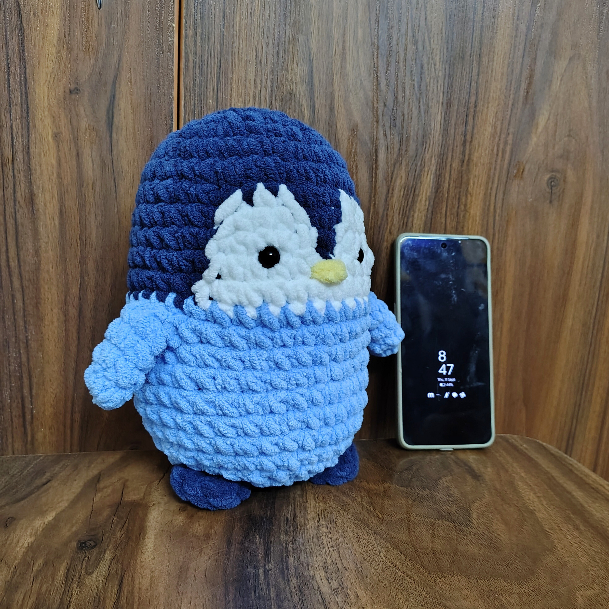 Crochet Penguin Soft Toy