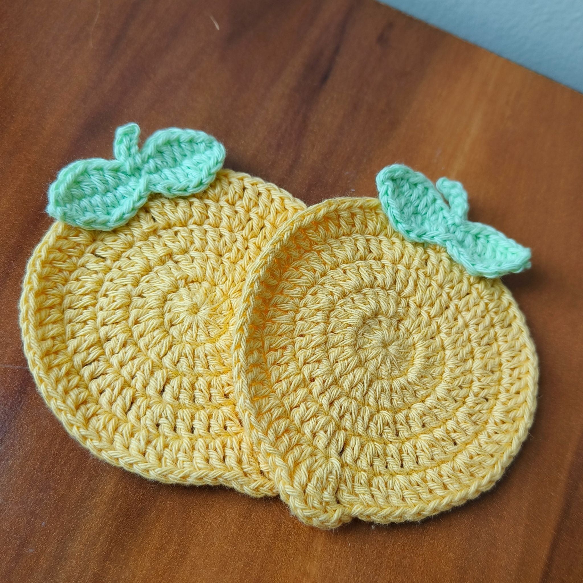 Crochet Zesty Lime Coaster