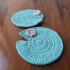 Crochet Pond Lily Coaster