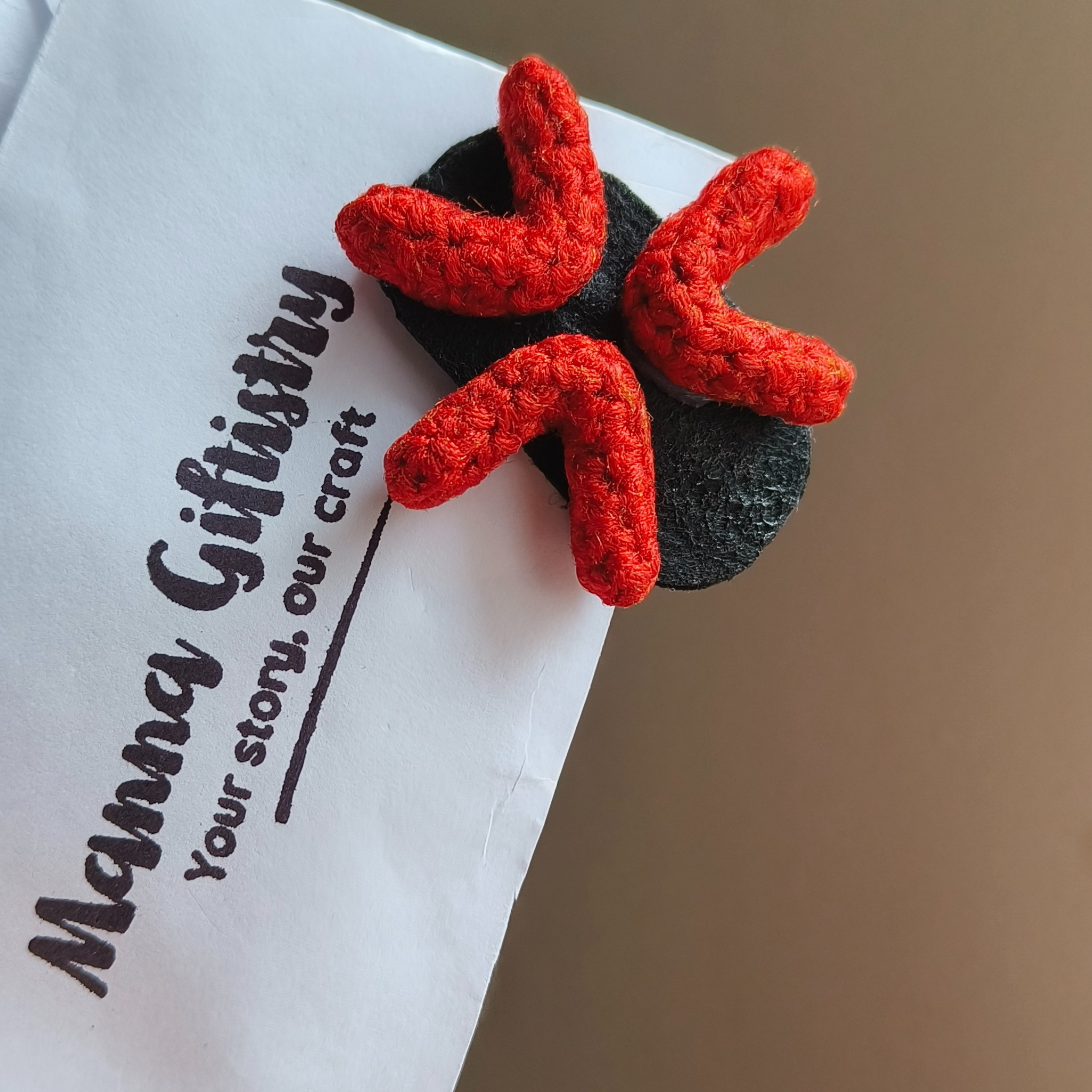 Crochet Angry Hairclip