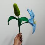 Crochet Lily with Bud 🌼