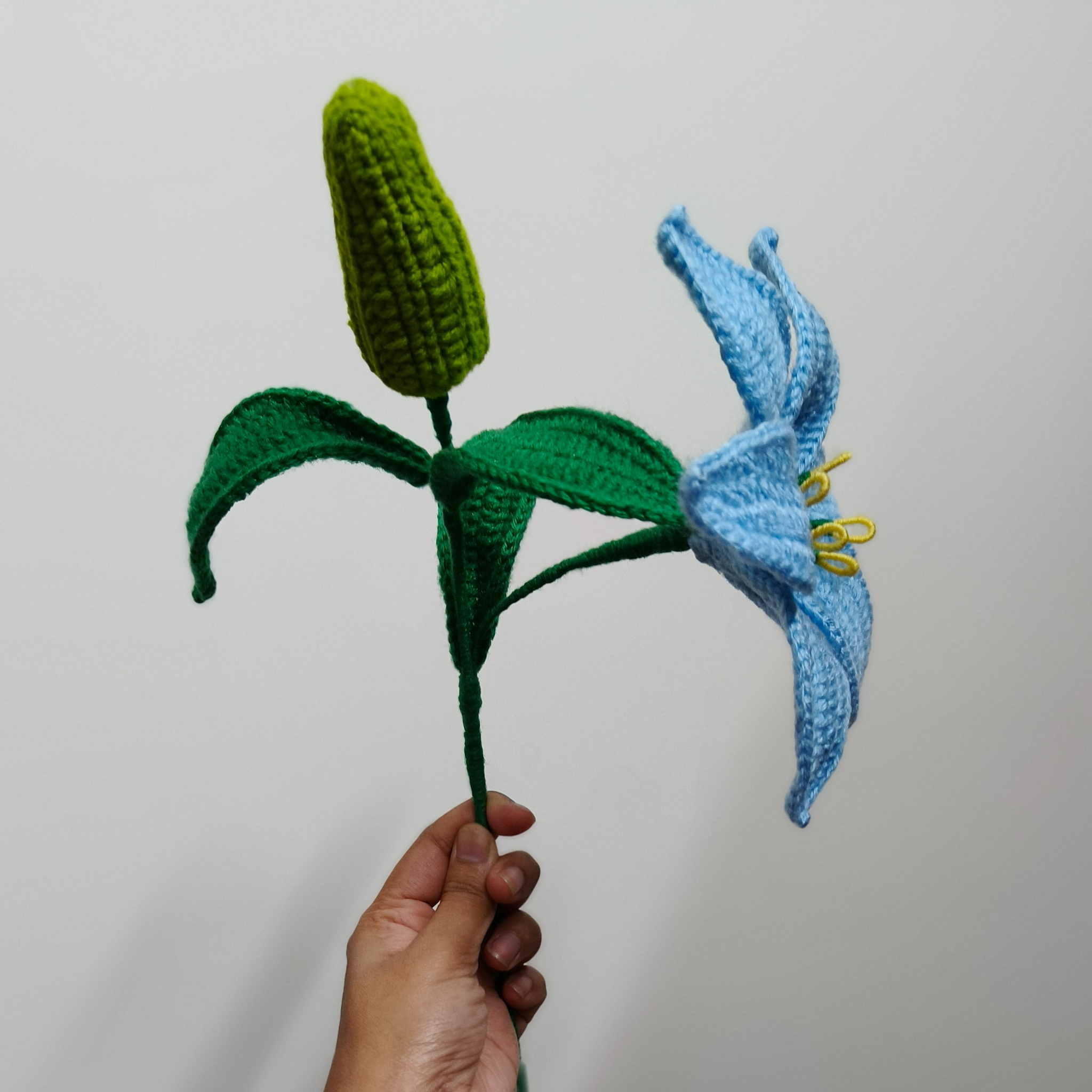 Crochet Lily with Bud 🌼