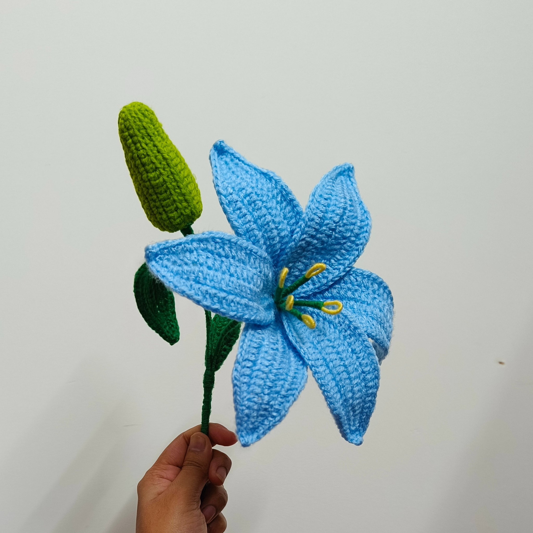 Crochet Lily with Bud 🌼