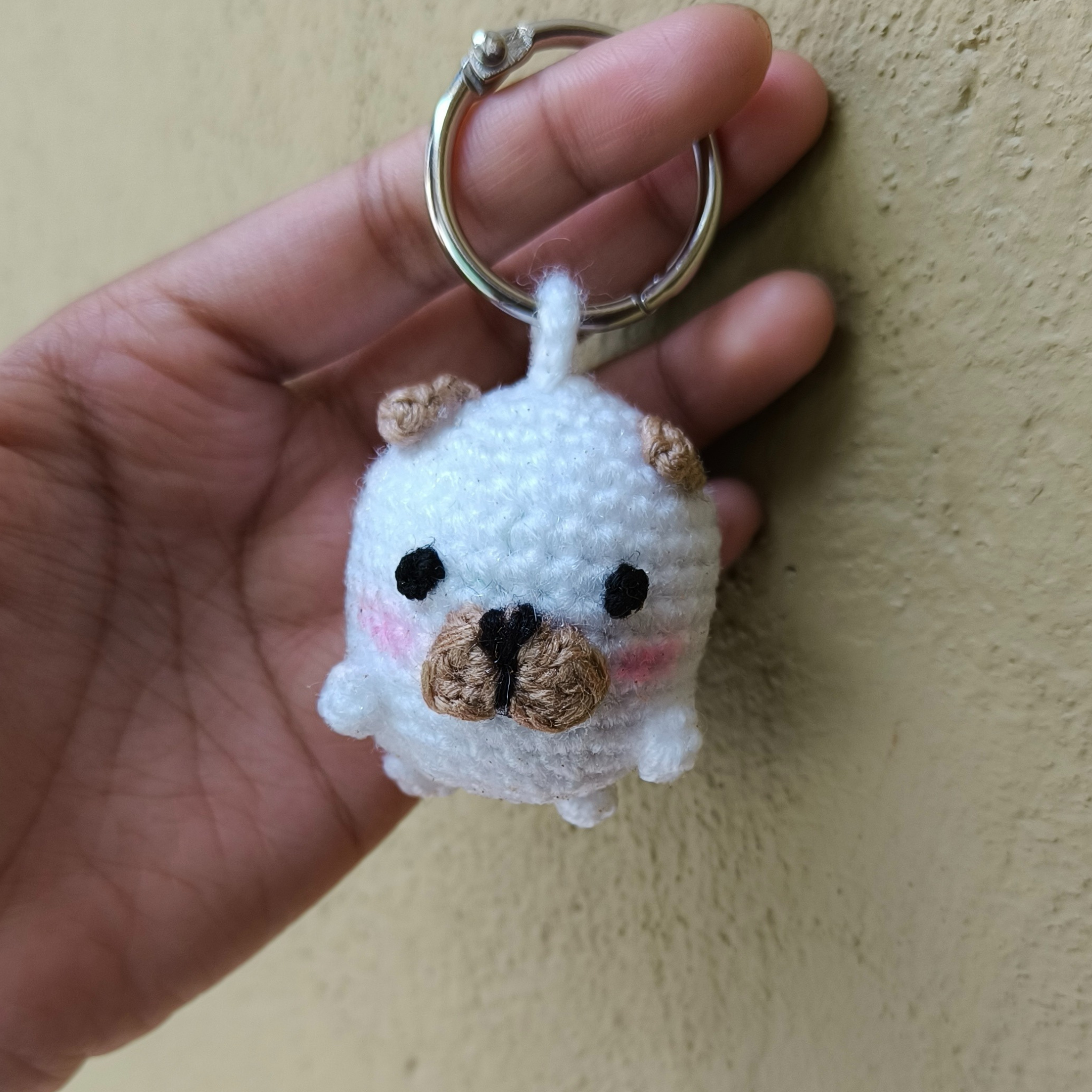 Crochet Doggy Keychain
