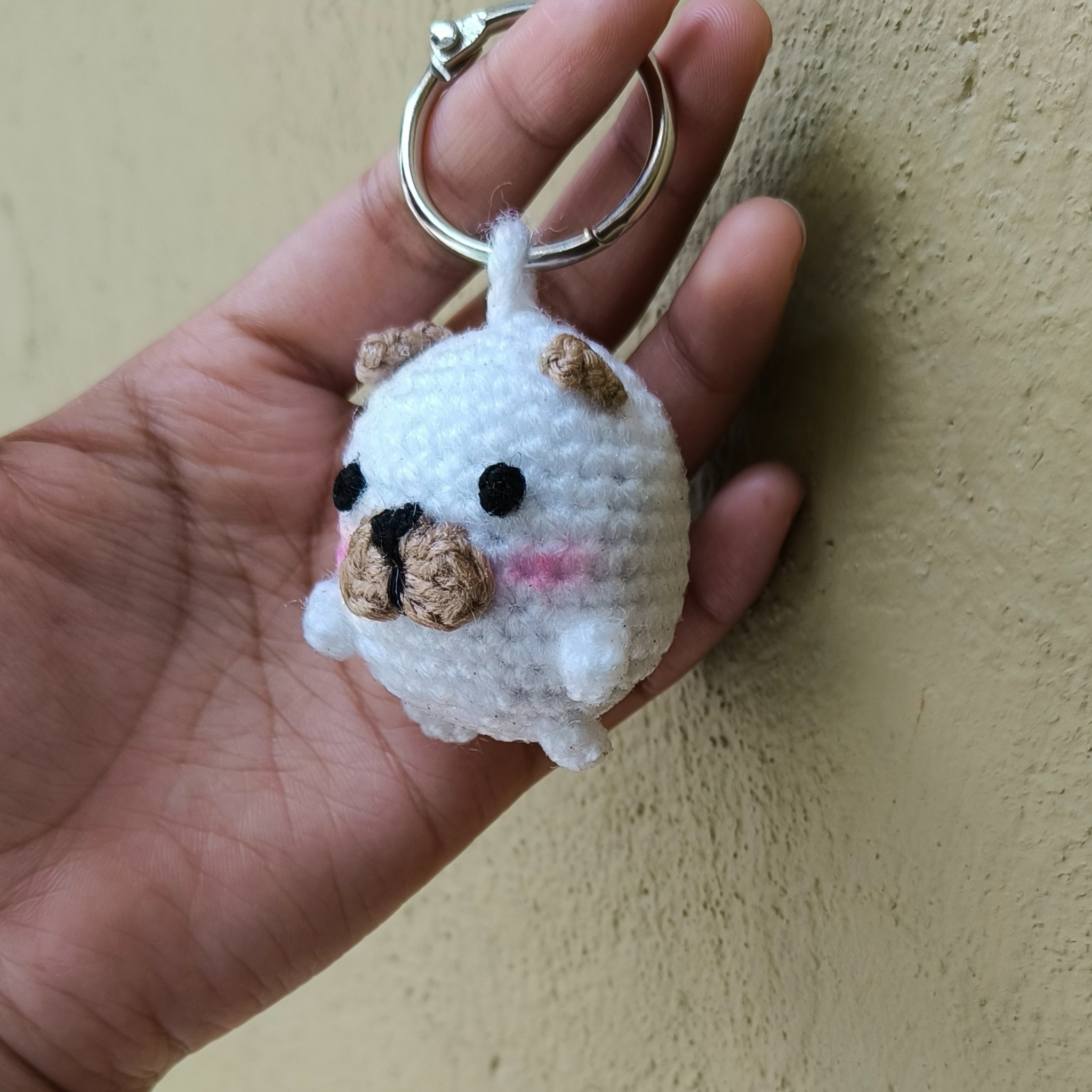 Crochet Doggy Keychain