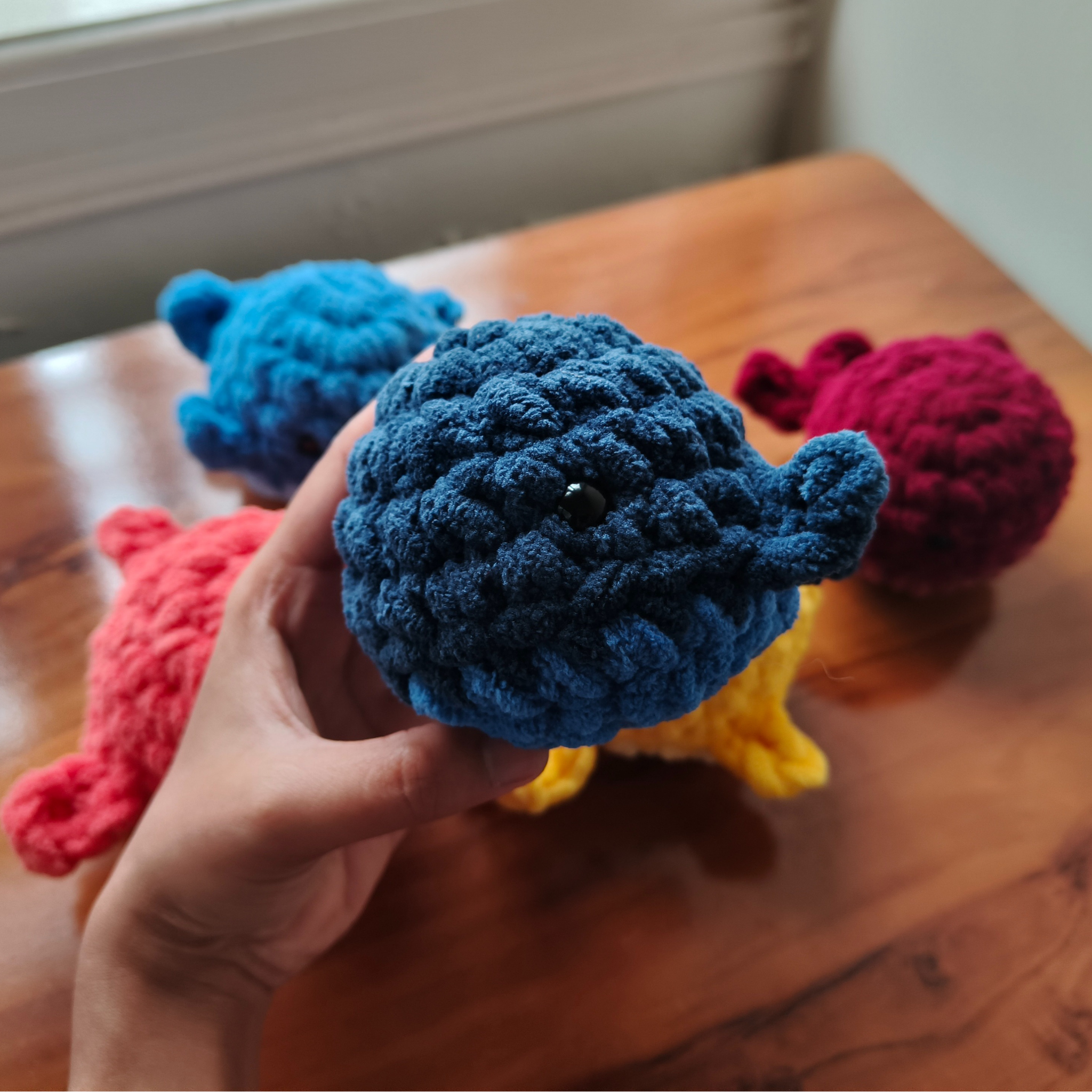 Crochet Baby Whale Soft Toy