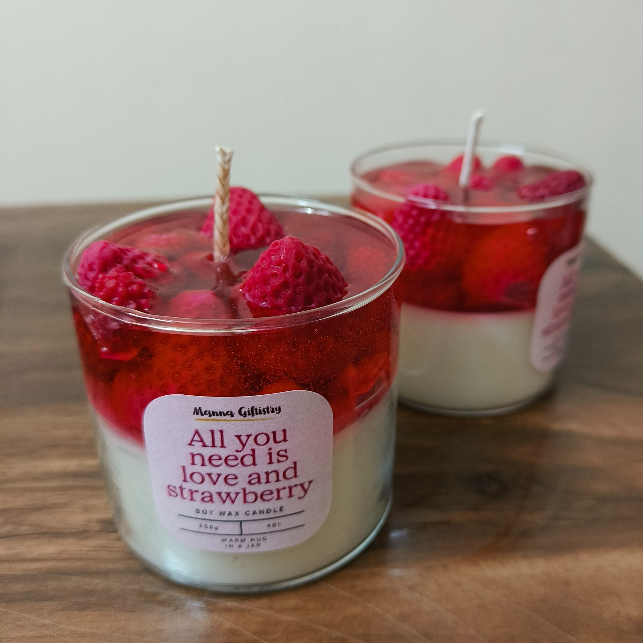 Love Strawberry Jam Candle (Large)