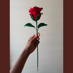 Crochet Wineglass Rose