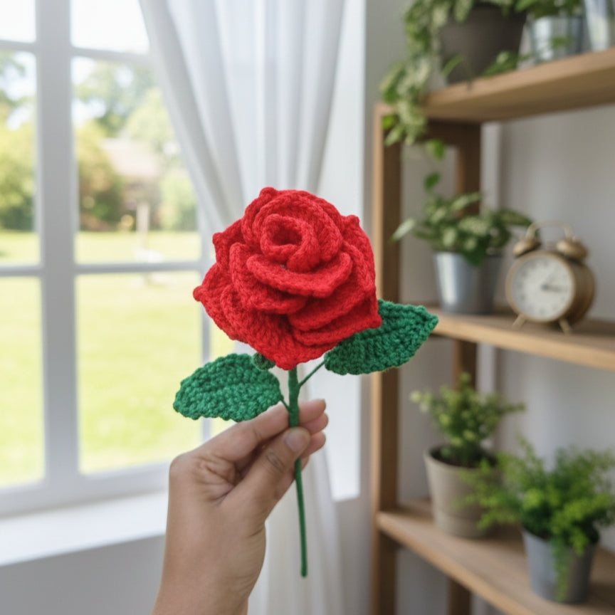 Eternal Crochet Rose