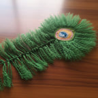 Crochet Peacock Feather