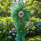Crochet Peacock Feather