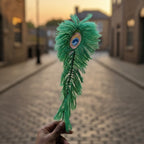 Crochet Peacock Feather