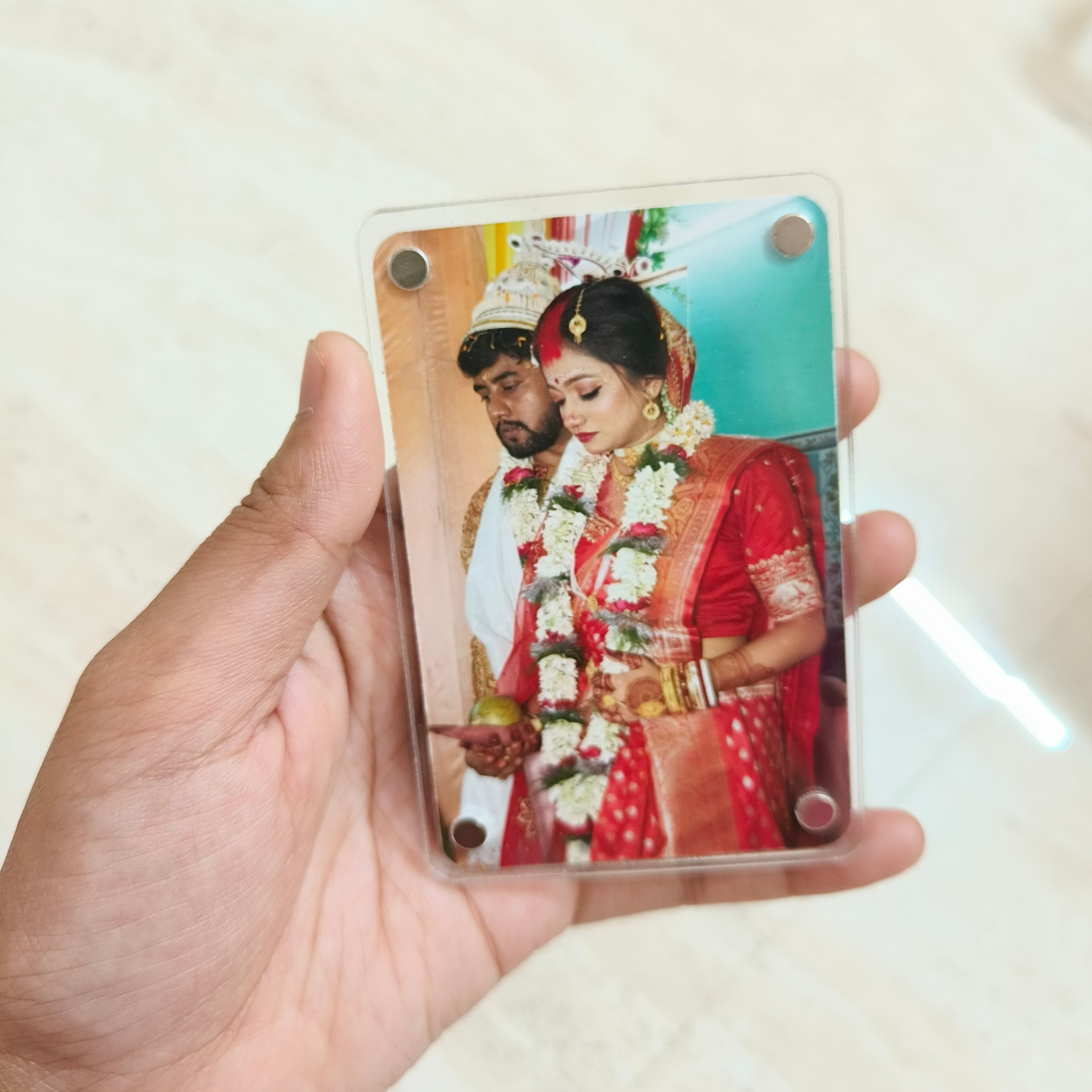 Custom Acrylic Frame Fridge Magnet (2.5 x 3.5 inches)