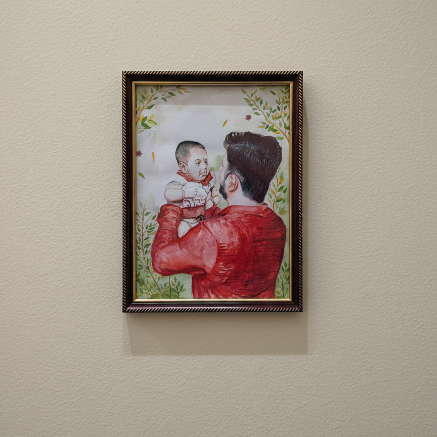 Custom Handmade Watercolor Portrait -A4 Size