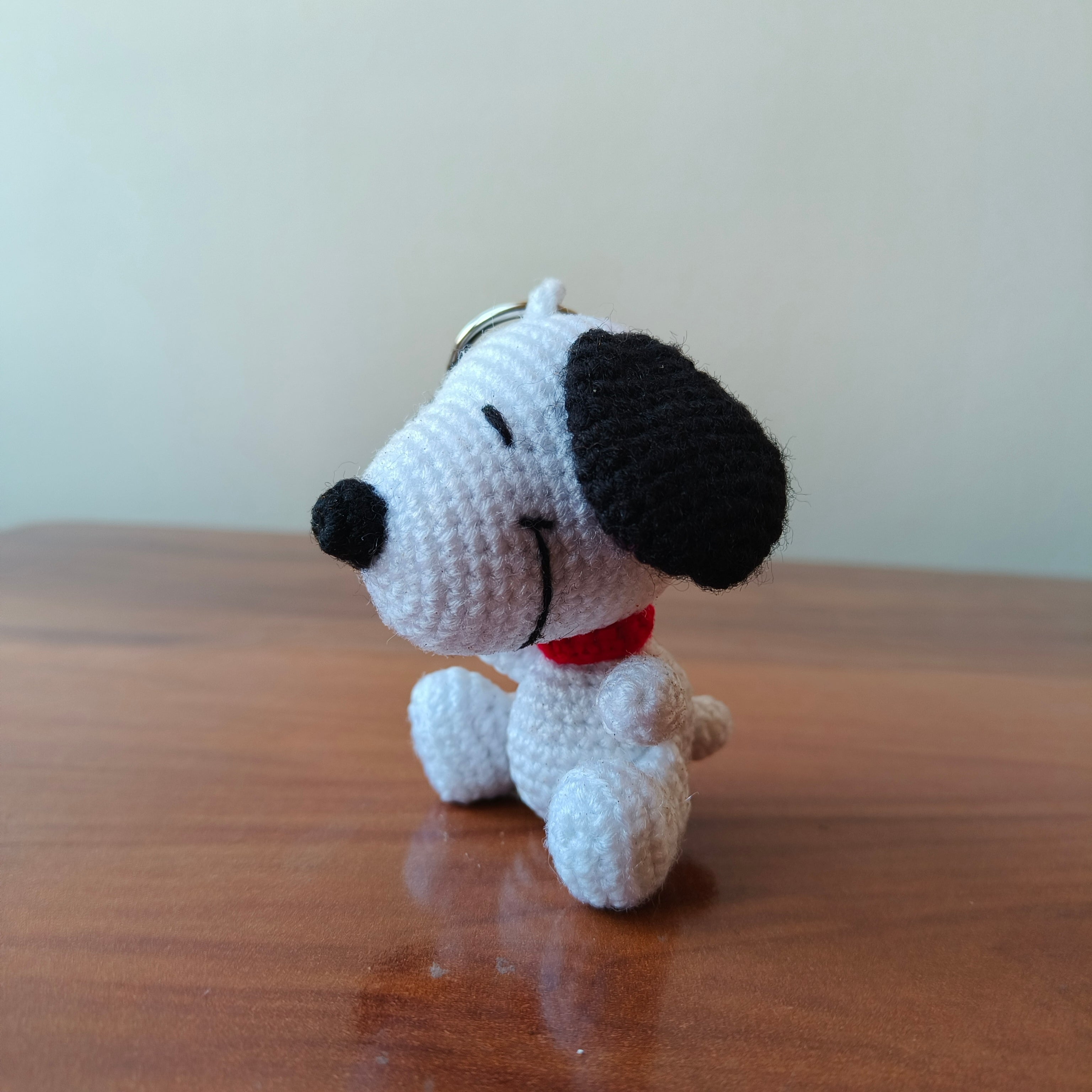 Crochet Snoopy Keychain
