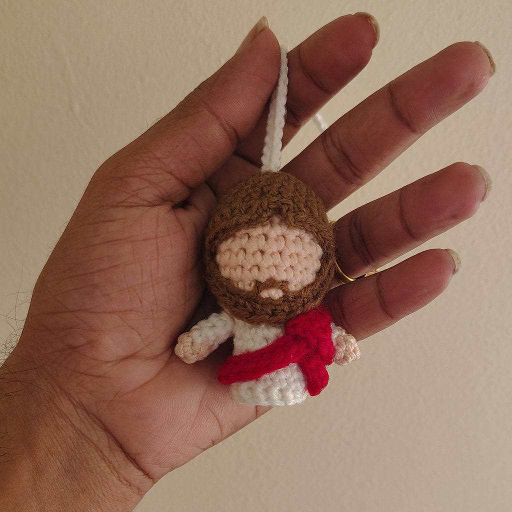 Crochet Jesus Christ Charm