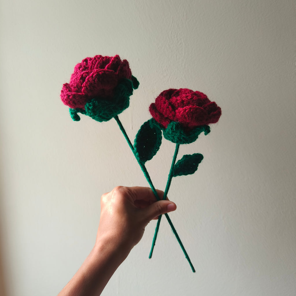 Crochet Bloom Rose – Handmade Forever Rose Flower