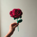 Crochet Bloom Rose – Handmade Forever Rose Flower