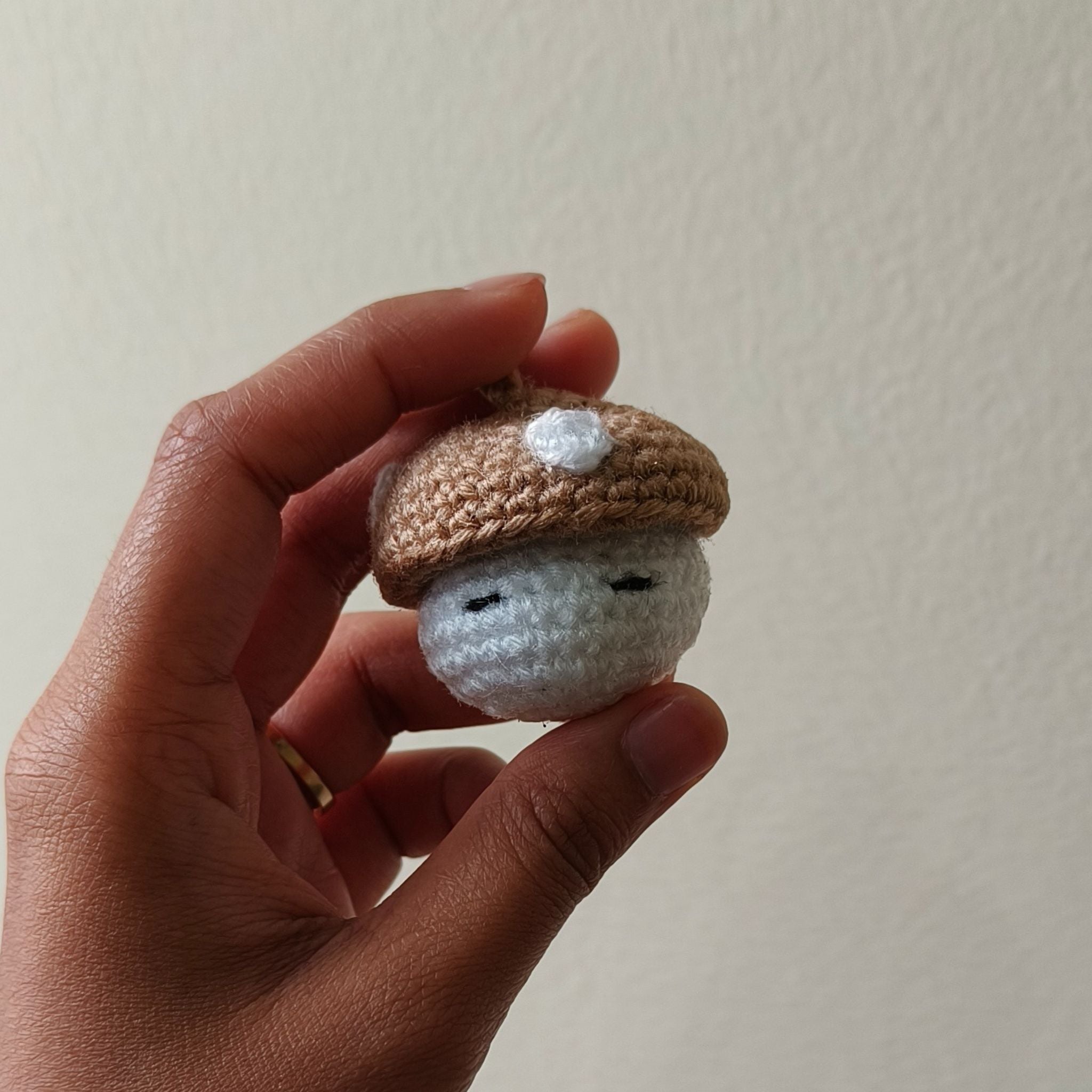 Crochet Mushroom keychain 🍄