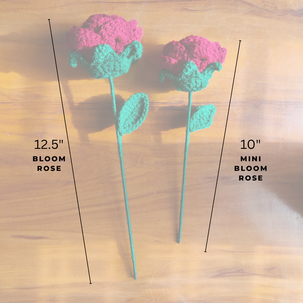 Crochet Bloom Rose – Handmade Forever Rose Flower