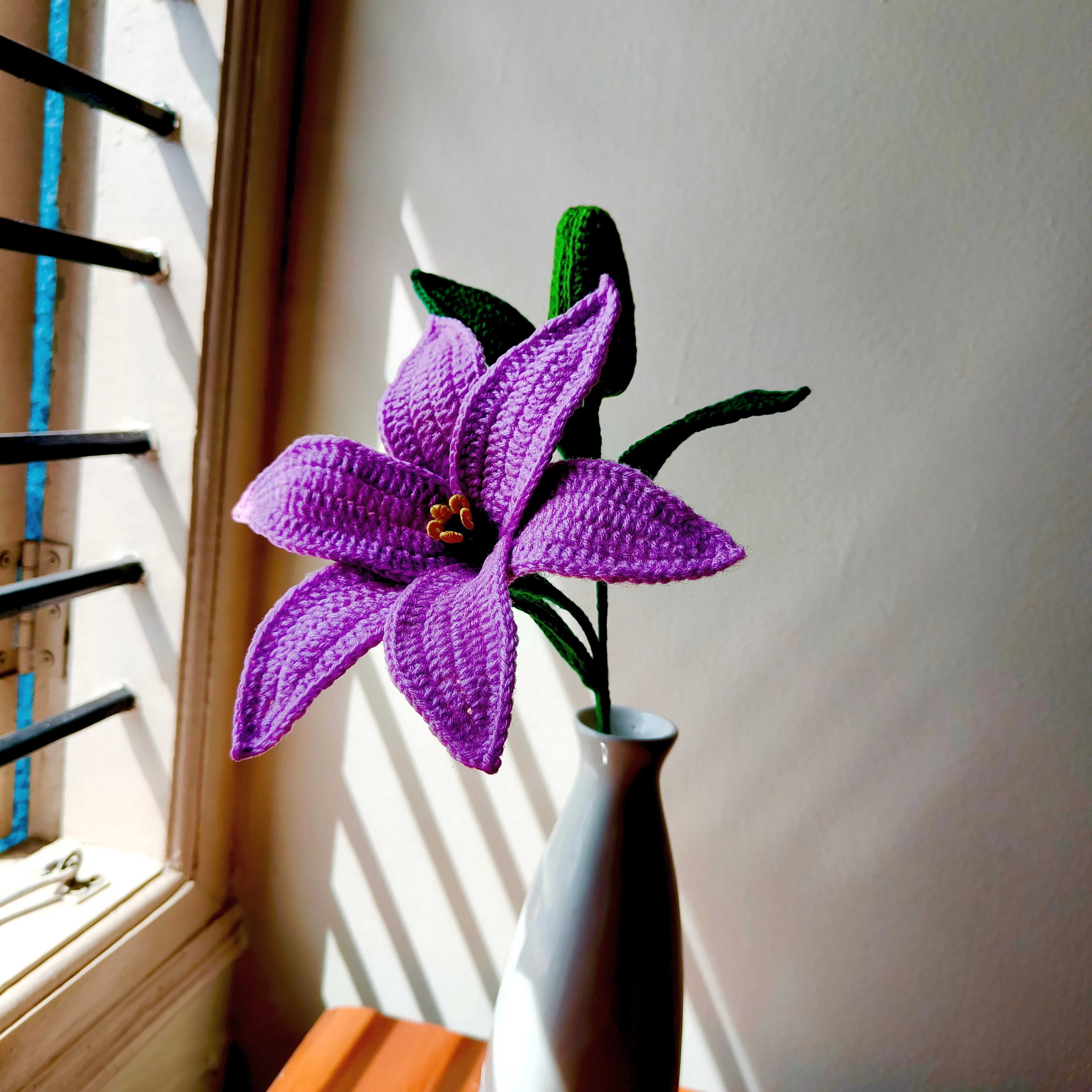 Crochet Lily with Bud 🌼