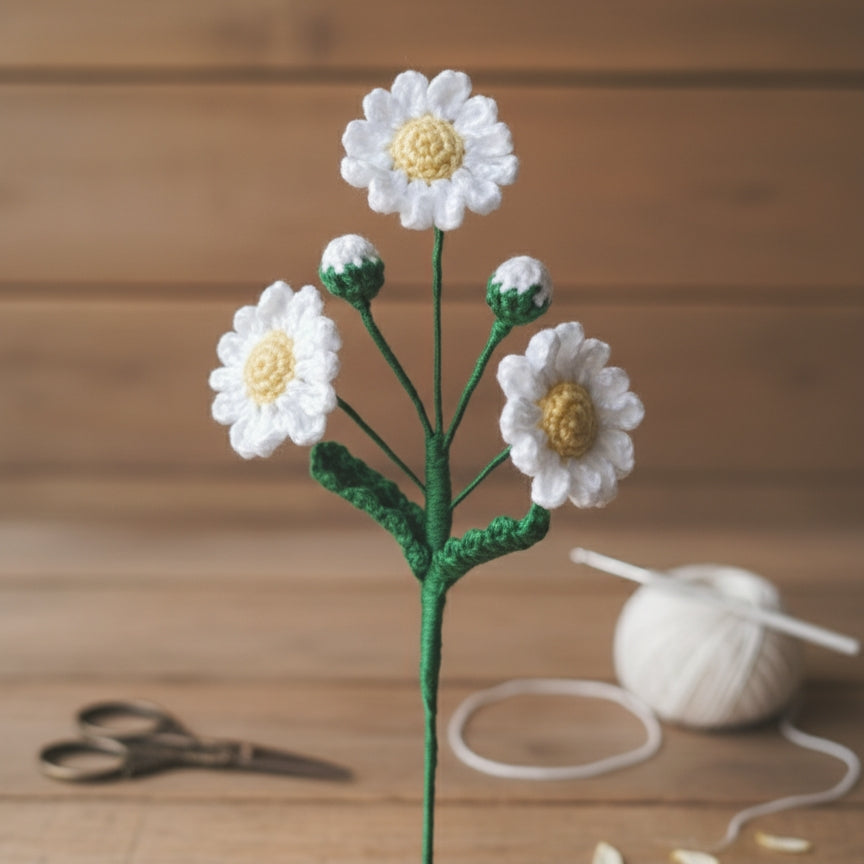 Crochet Daisy Flower