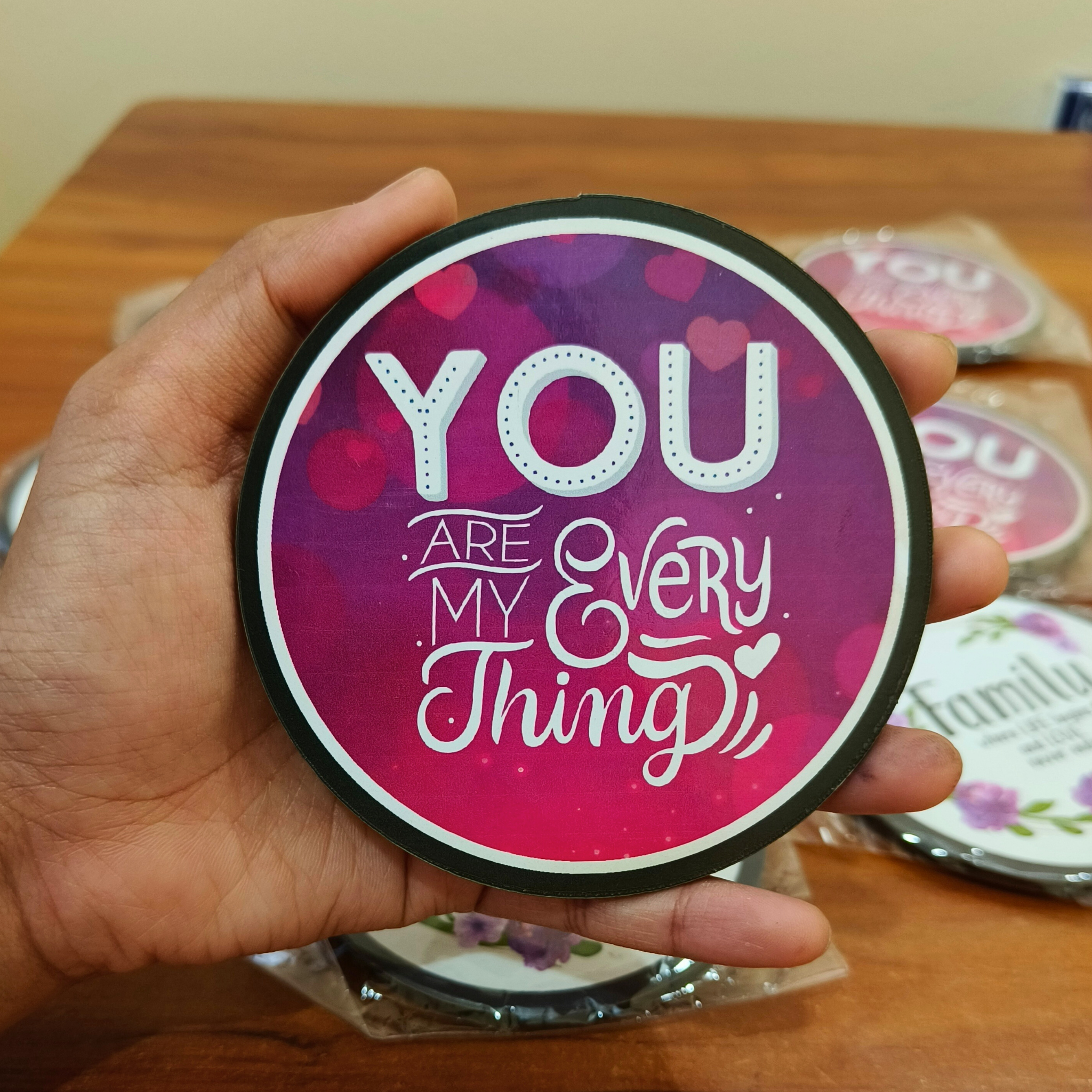 “You Are My Everything” MDF Fridge Magnet